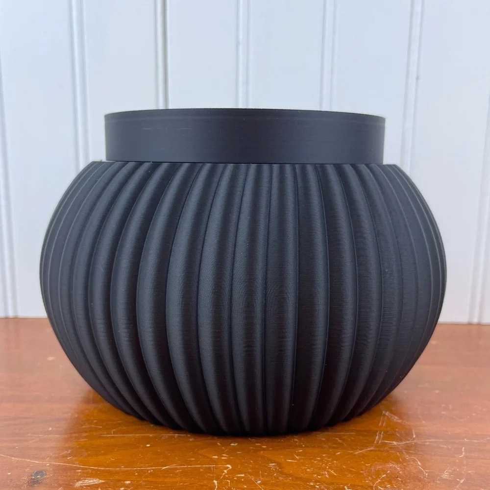 Indoor Planter Pot, The Roni Planter, Houseplants Pot, Black